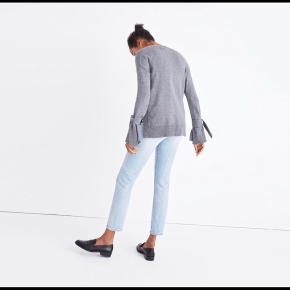 Madewell Tie-Sleeve Sweater - Picture 2 of 5